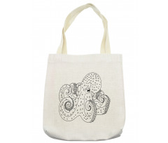 Cartoon Sea Animal Image Tote Bag