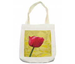 Geometric  Blooming Tulip Tote Bag