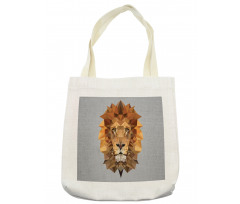 Lion in Geometric Details Tote Bag