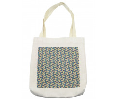 Abstract Japanese Peacock Art Tote Bag