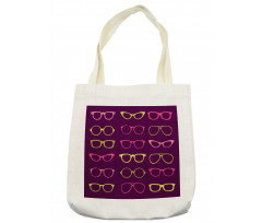Retro Colorful Glasses Tote Bag