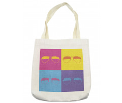 Retro Image Summer Items Tote Bag