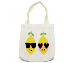 Boy Girl Lemon Smiling Tote Bag