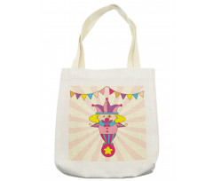 Clown Standing on a Ball Tote Bag