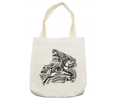 Performer Riding a Horse Tote Bag