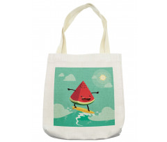 Watermelon on the Waves Tote Bag