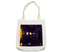 Jupiter Saturn Planet Tote Bag