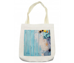 Beach Theme Elements Photo Tote Bag