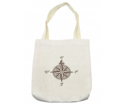 Simple Retro Windrose Art Tote Bag