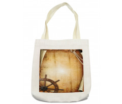 Old Paper Effect Wheel Tote Bag