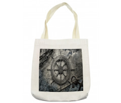 Steering Wheel Grunge Tote Bag