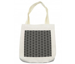 Vertical Waves Intersecting Tote Bag