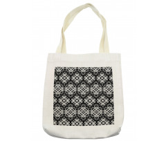 Vintage Flourishes Stripes Tote Bag