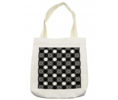 Symmetric Squares Lattice Tote Bag