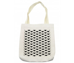 Modern Abstract Triangles Tote Bag