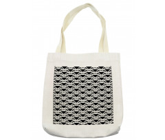 Modern Bars and Triangles Tote Bag