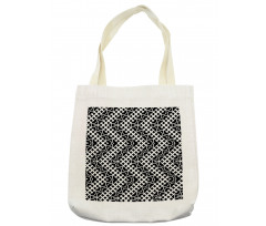 Train Rail Like Squares Tote Bag