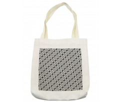 Abstract Zigzags Lattice Tote Bag