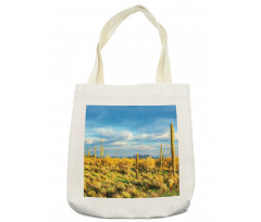 Western Cactus Spikes Tote Bag