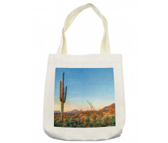 Sun in Desert Cactus Tote Bag