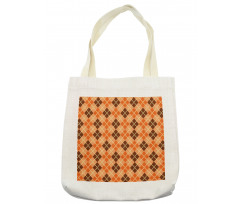 Diamond Check Argyle Tote Bag