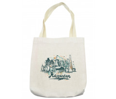 City Scenery Painting Tote Bag