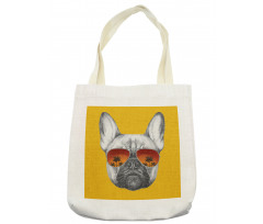 Funny Pet in Sunglasses Tote Bag