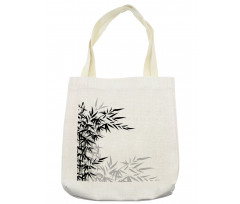 Bamboo Plant Leaves Tote Bag