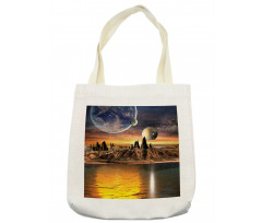 Planet Sci Fi Fantasy Art Tote Bag