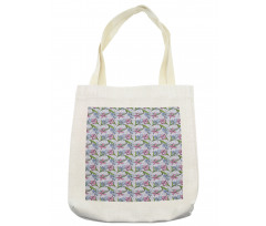 Ornate Botanical Flora Tote Bag