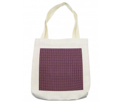 Round Retro Style Elements Tote Bag