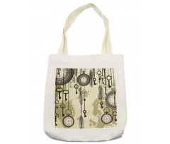 Green Old 20s Design Tote Bag