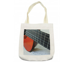 Close Up Fingerboard Sheet Tote Bag