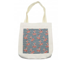 Anchor Striped Backdrop Tote Bag