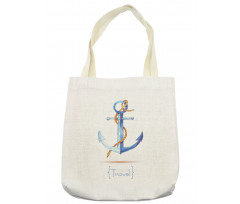 Classic Sail Rope Emblem Tote Bag