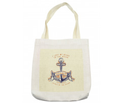 Vintage Style Anchor Sign Tote Bag