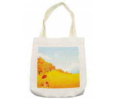 Fall Landscape Meadow Tote Bag