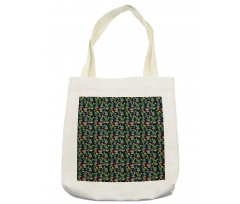 Flowers with Cacti Tote Bag