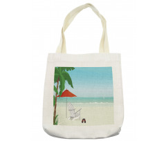 Graphic Beach Chill Tote Bag