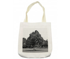 Leafy Big Tree Vintage Tote Bag