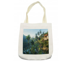 Palm Trees Morning Tote Bag