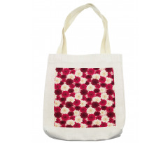 Blossoming Dahlia Flowers Tote Bag