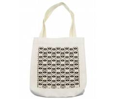 Modern Retro Shapes Art Tote Bag