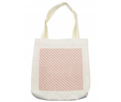 Diagonal Curved Stripes Tote Bag