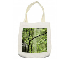 Jungle Waterfall Tree Tote Bag