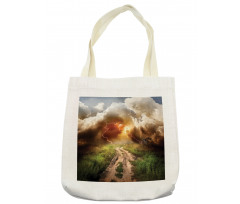 Big Rain Cloud Dazzling Tote Bag