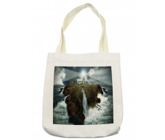 Rocks Stormy Sealife Tote Bag