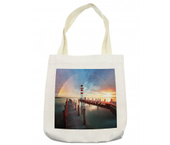 Clouds Sunset at Sea Tote Bag