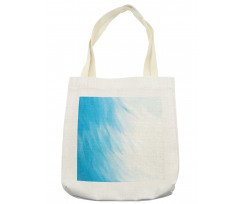 Waves Cloudy Sky Tote Bag