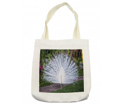 Tropical Garden Feather Tote Bag